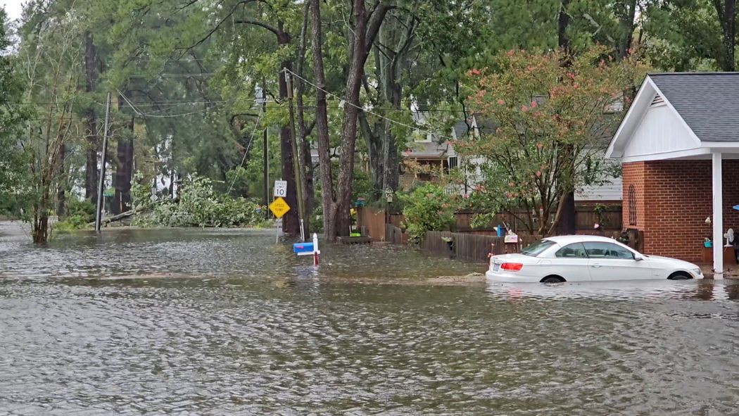 Ophelia Makes Landfall, Takes Out Power, Floods Cities